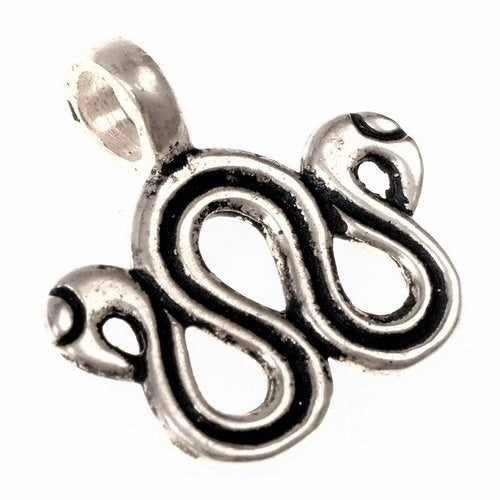 Viking jewellery divider, silvered bronze
