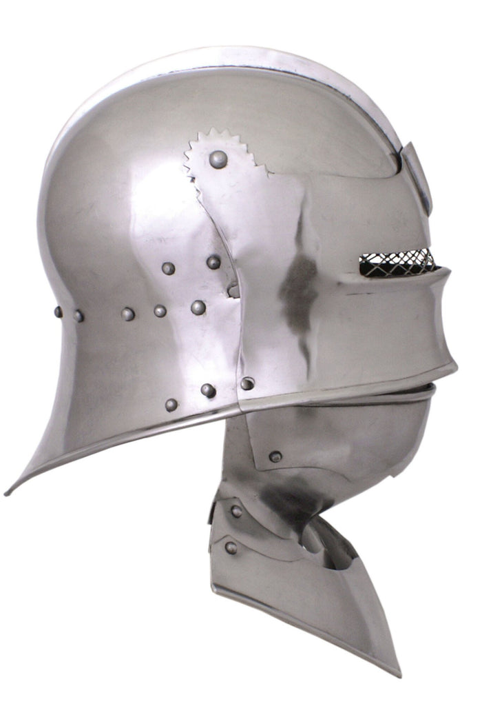 Gothic sallet (Metropolitan Museum of Art), 2 mm (battle-ready)