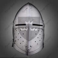 Large 'bascinet' with visor, 2 mm (battle-ready)