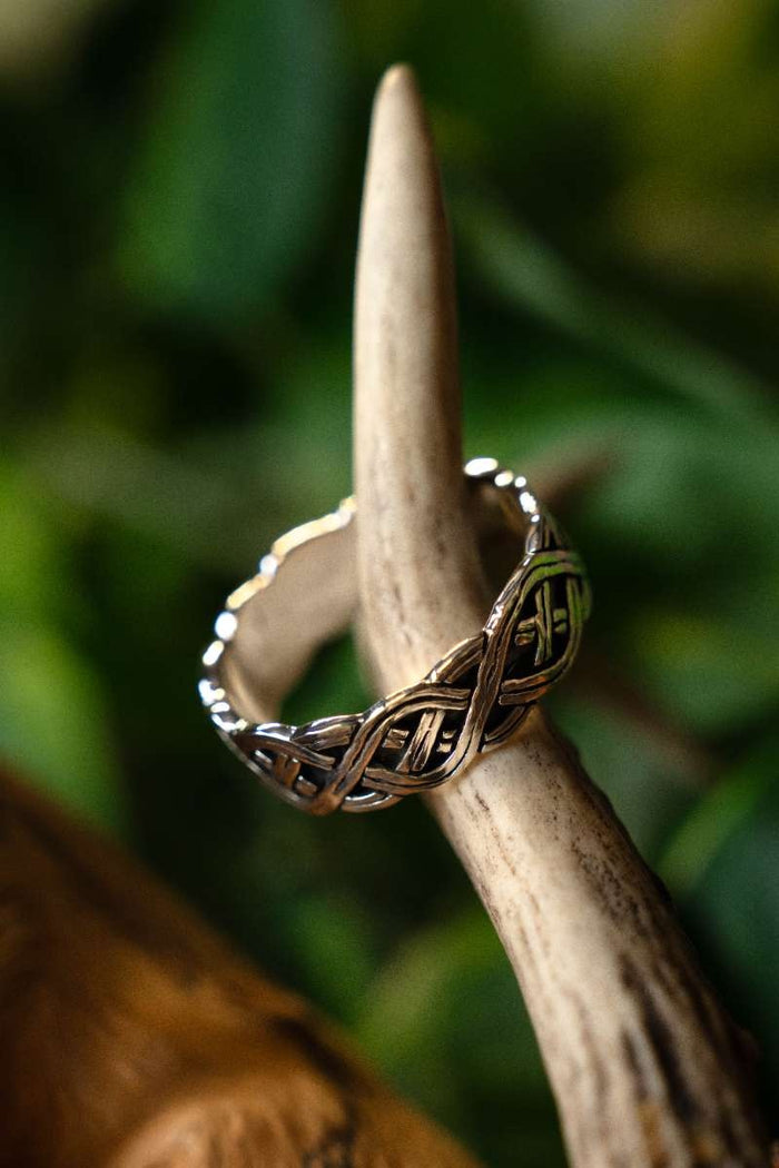 Norman ring, sterling silver