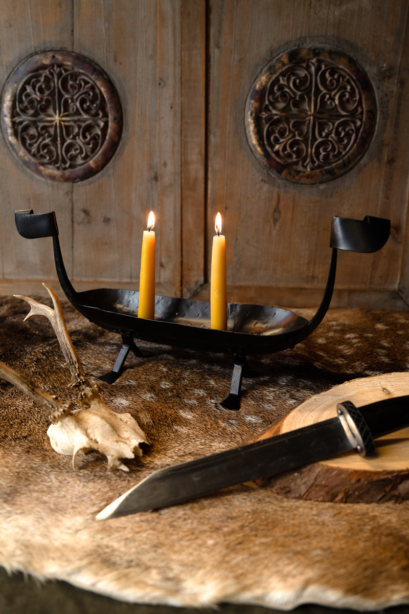 Candle holder Viking ship