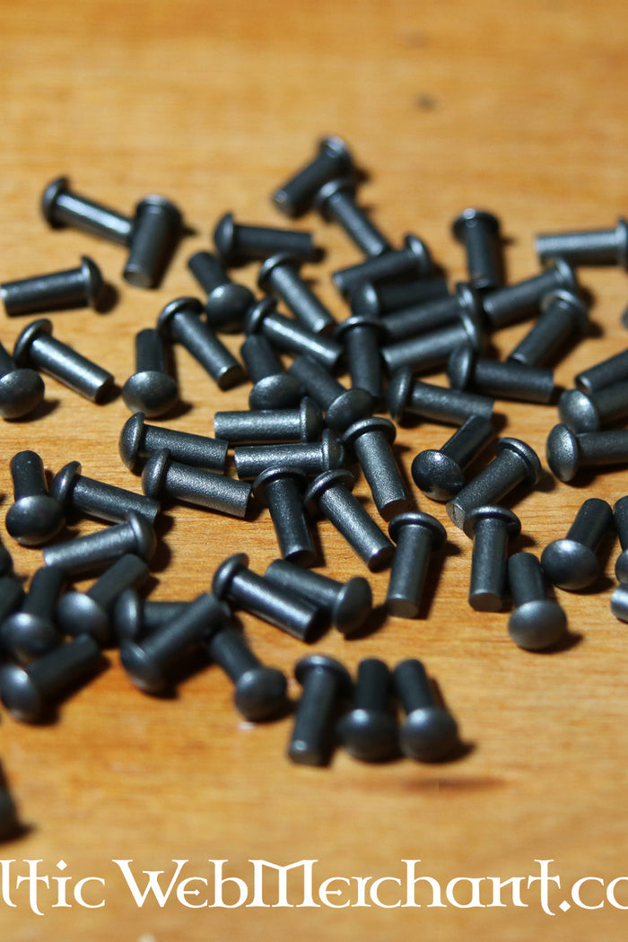 50 steel rivets 4 mm, long