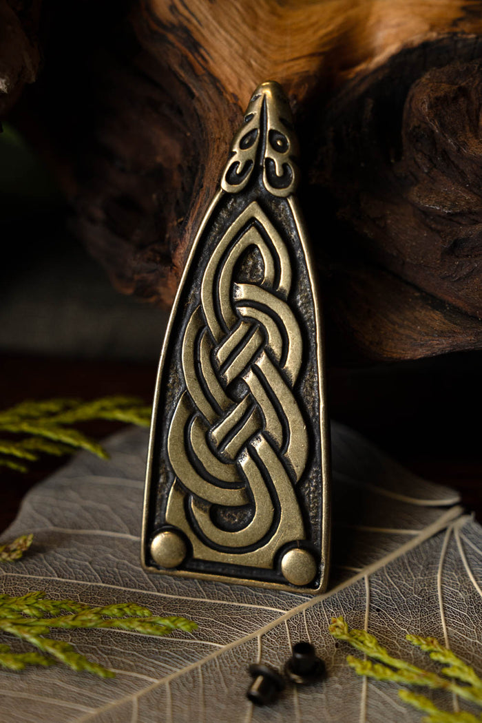 Viking belt end Borre animal