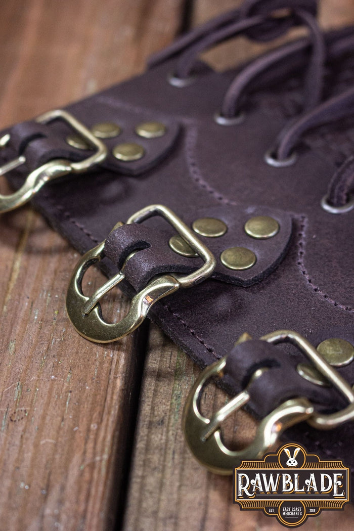 Wylean Bracers Pair - Brown