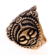 Celtic La Tène ring, bronze