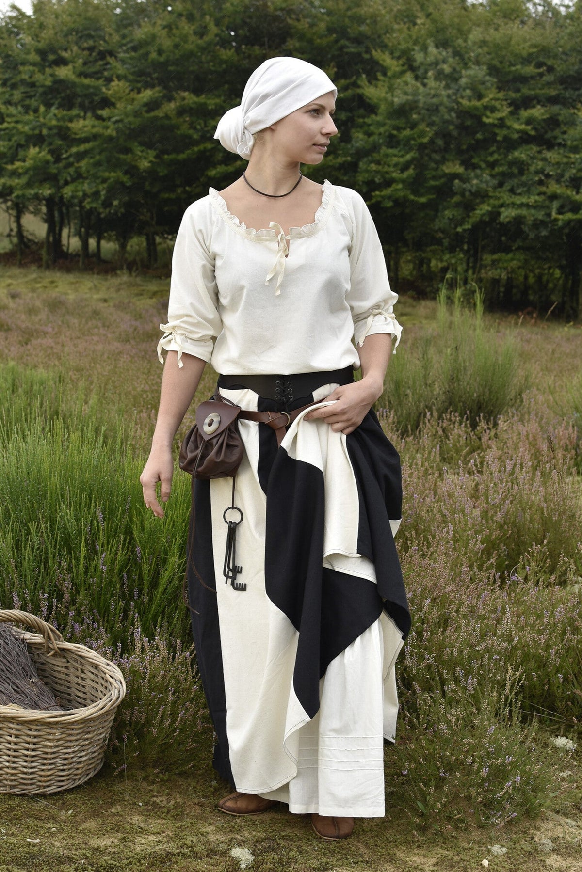 Renaissance blouse Anne, natural