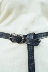 Medieval belt Fionn, black