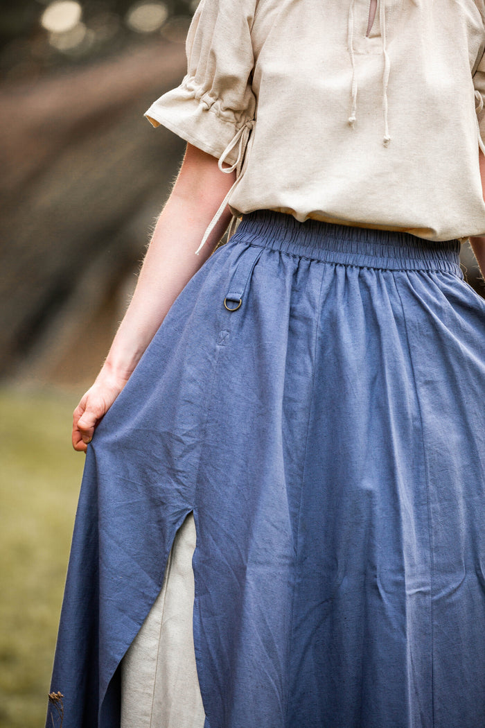 Medieval skirt Elise, blue