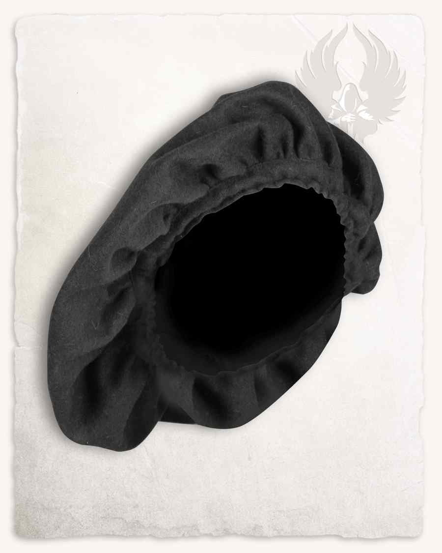 Beret Stefan, wool blend, black