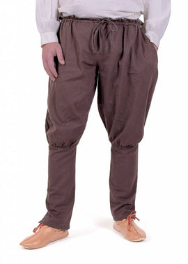 Viking trousers Floki, brown
