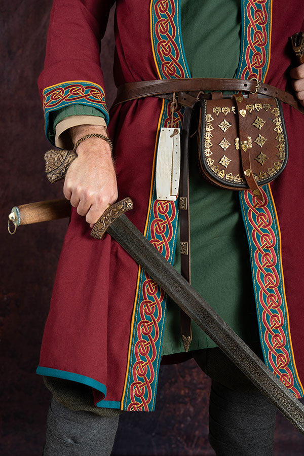 Germanic Thorsberg tunic with authentic zoom, green