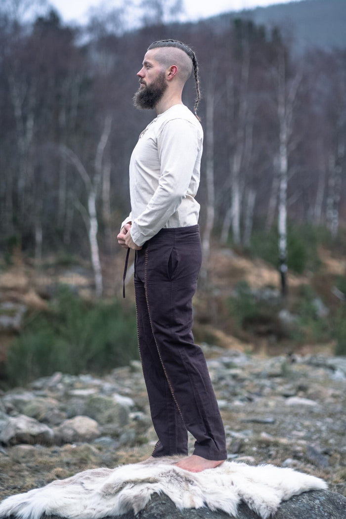 Medieval trousers Hamlin, brown