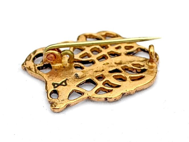 Viking brooch Lindholm Høje, bronze