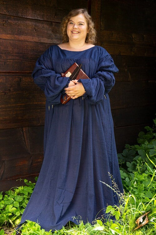 Renaissance dress Lucretia, blue