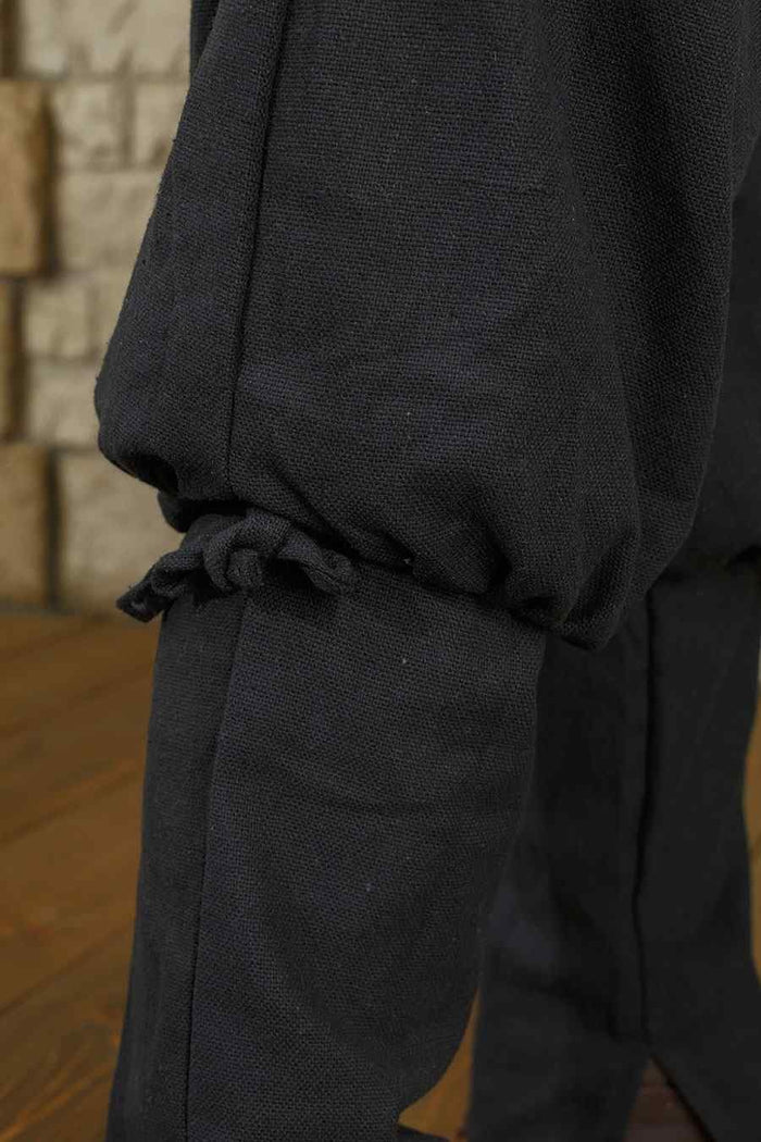 Viking trousers Ketill, black