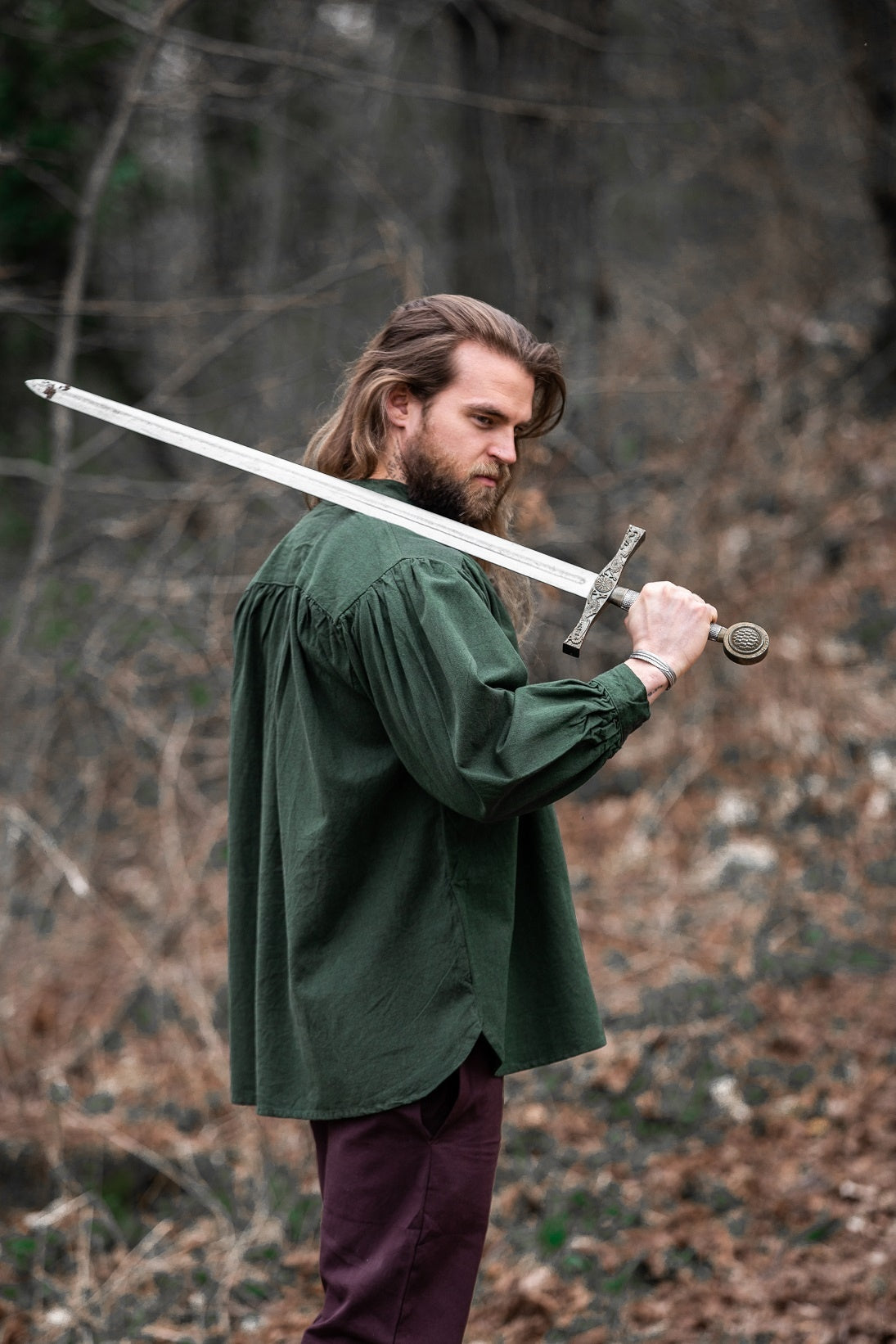 Medieval shirt Georg, green