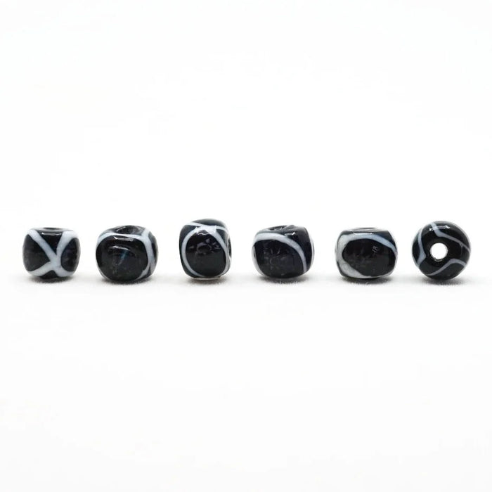 Viking glass beads, Finland, 5 pieces