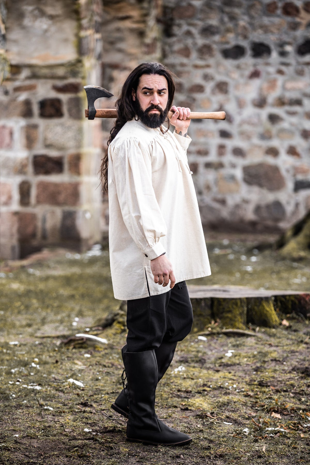 Medieval shirt William, natural
