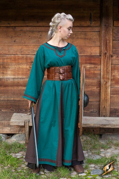 Cinturón de cintura con nudos celtas, marrón