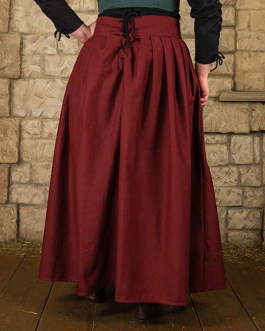 Skirt Anna, burgundy