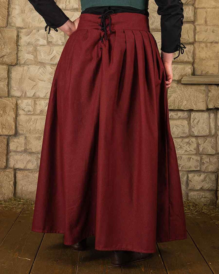 Skirt Anna, burgundy