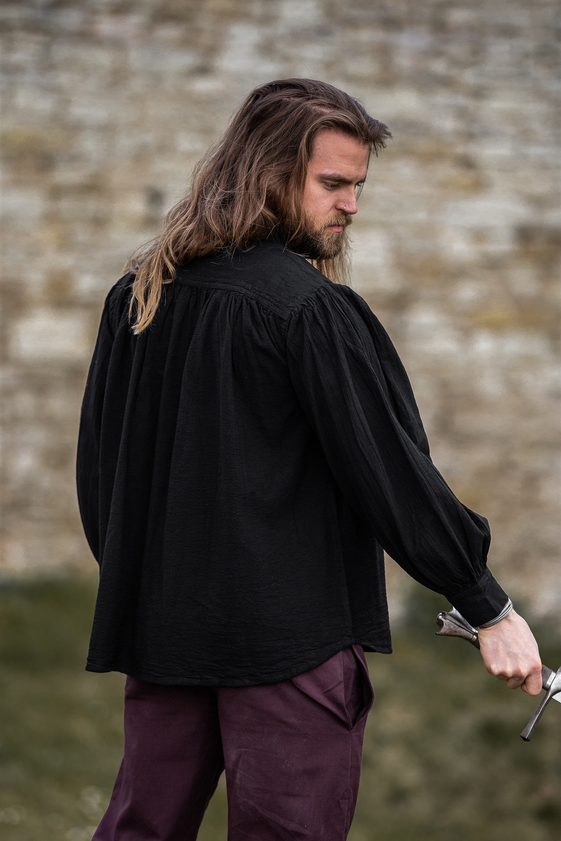 Medieval shirt, black