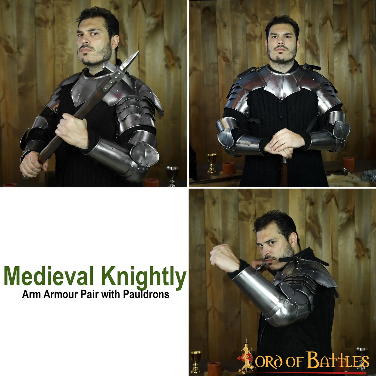 15th century arm armour, vambraces, 1.6 mm