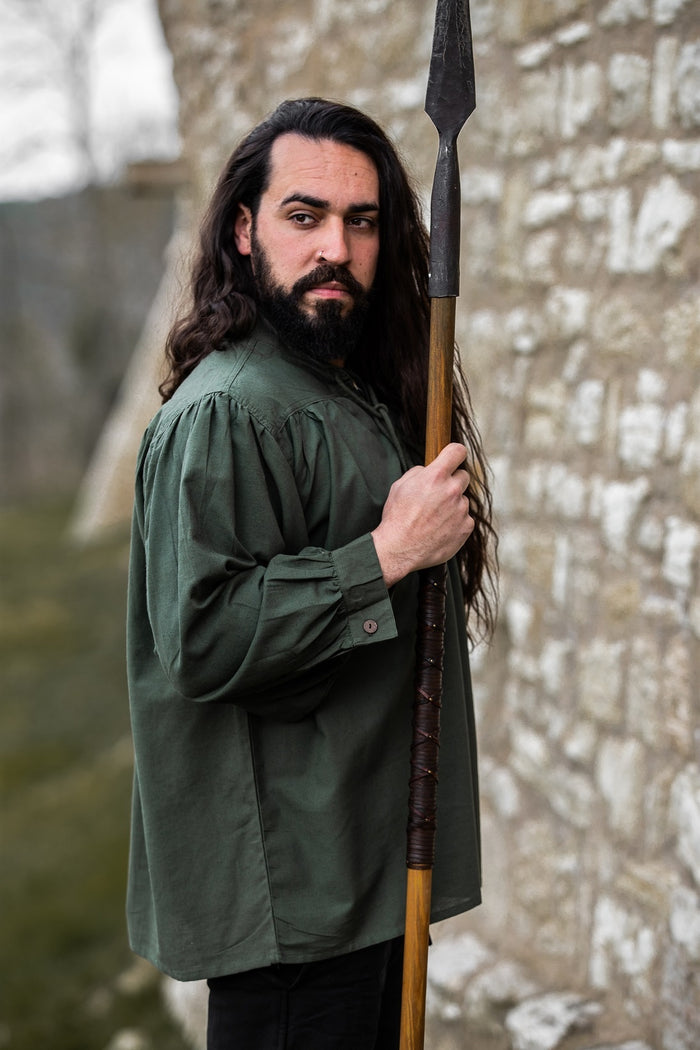 Medieval shirt Friedrich, green