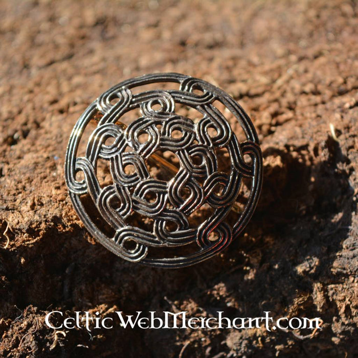 Bronze Viking brooch, brass