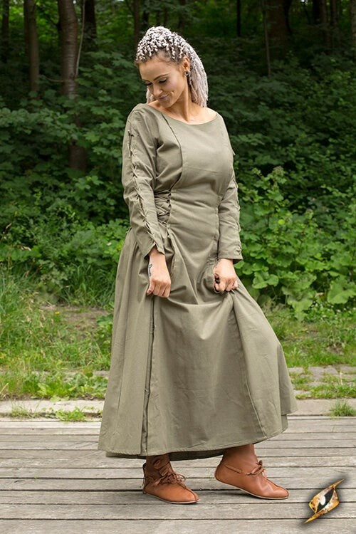 Dress Morgaine, green