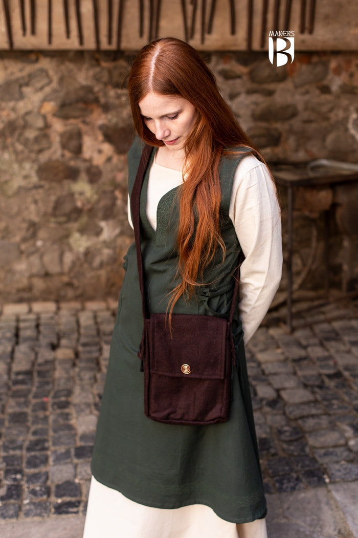 Wool bag Juna, brown