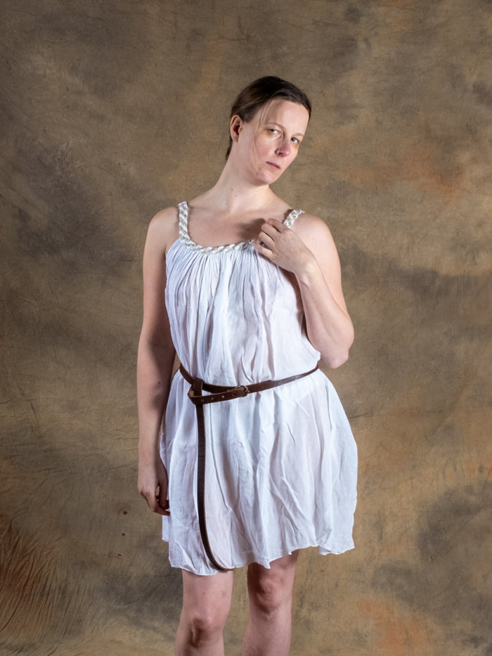 Goddess Dress Artemis, short, white