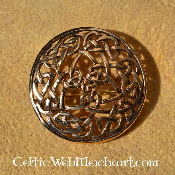 Round Celtic Brooch, Bronze