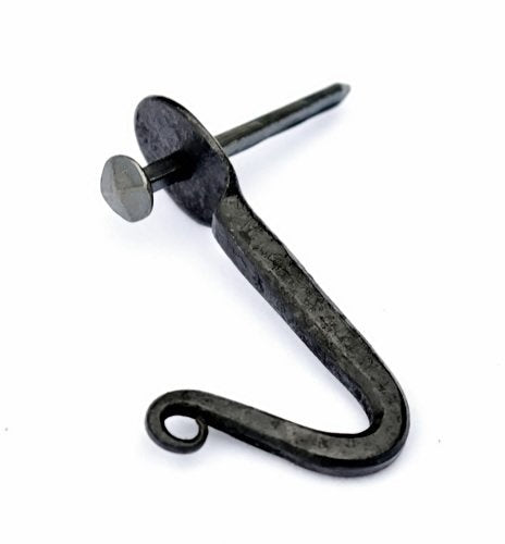 Hand-forged wall hook, S