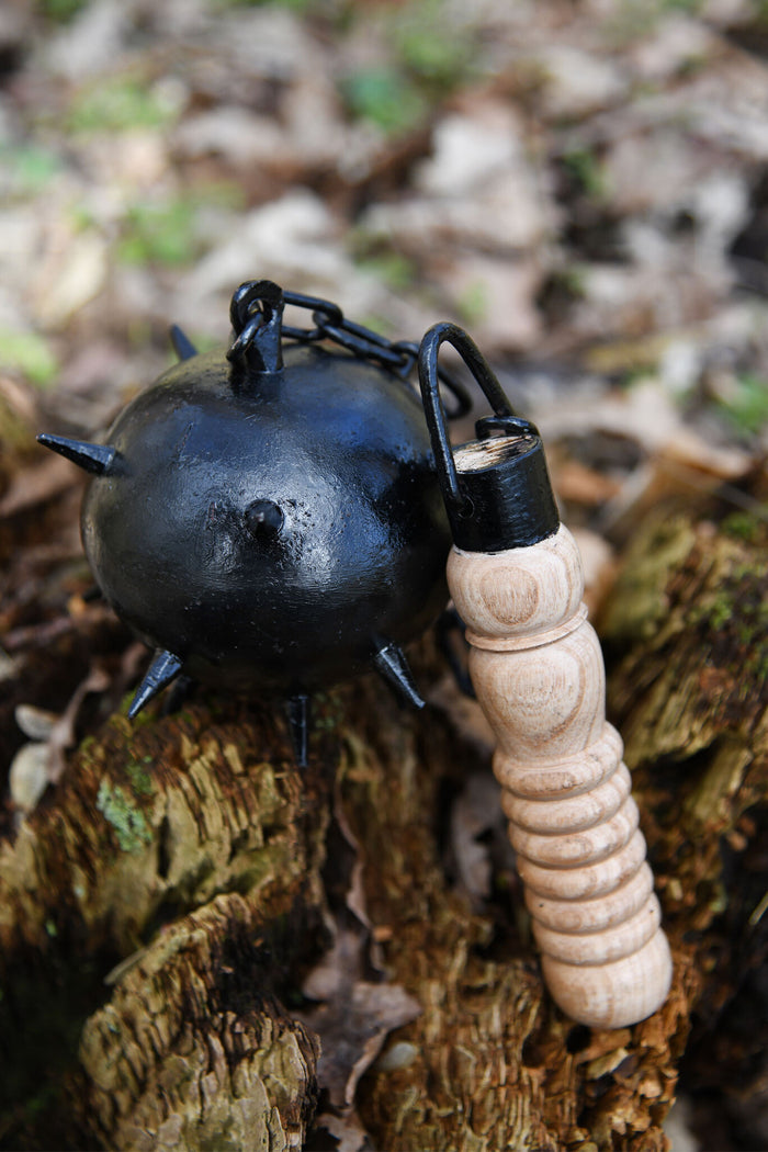 Flail with short handle