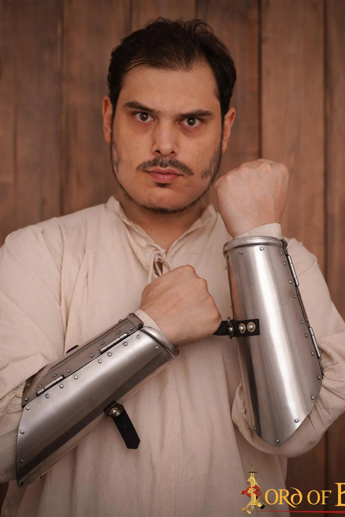 15th century bracers, forearm guards, 1.6 mm