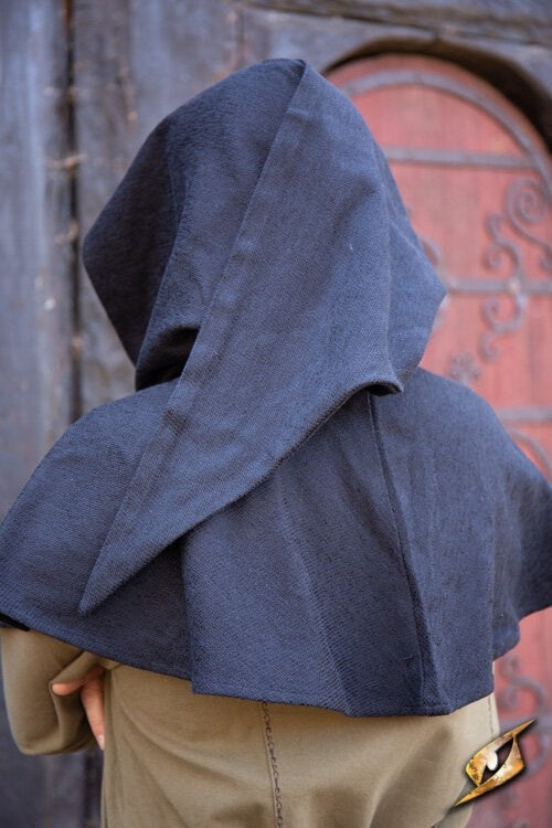 middelalderkaper Frodi, sort