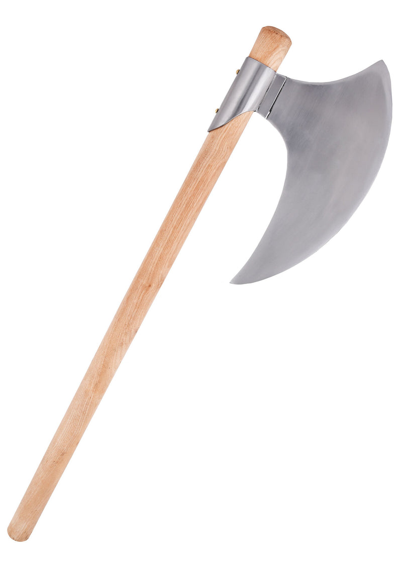 Gotycki topór brodaty z długą brodą, półostry