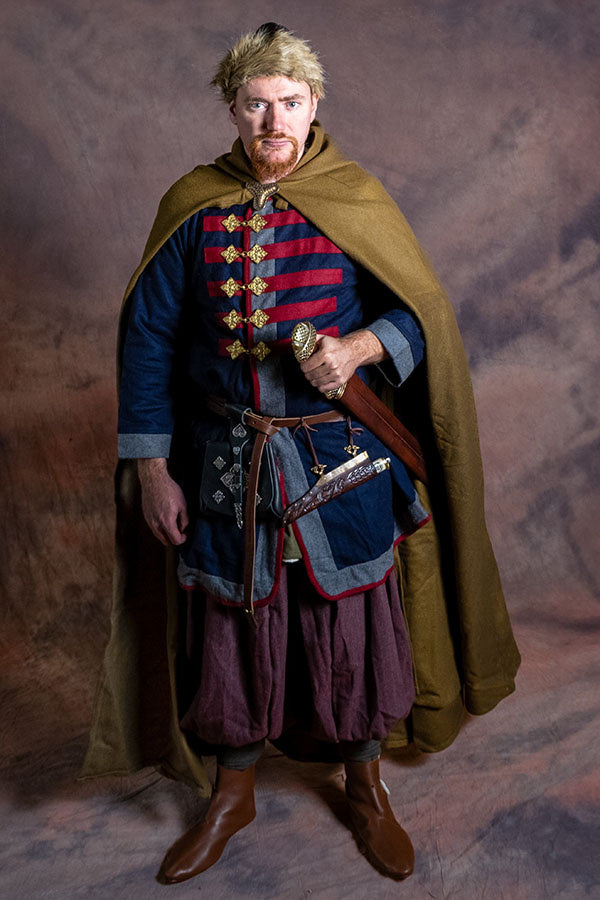 Rusvik vikingajacka Kosma, blå, ullmix