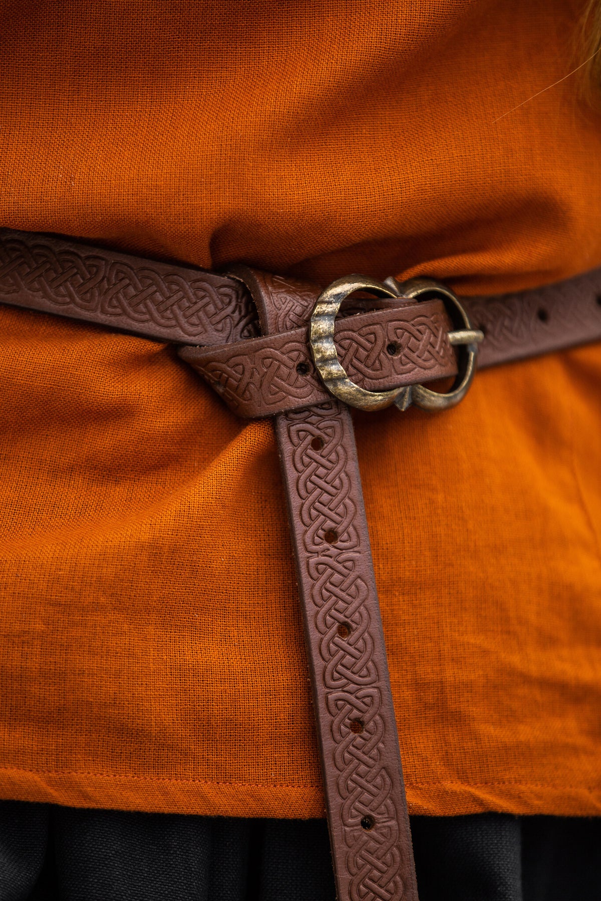 Medieval belt Fionn, light brown