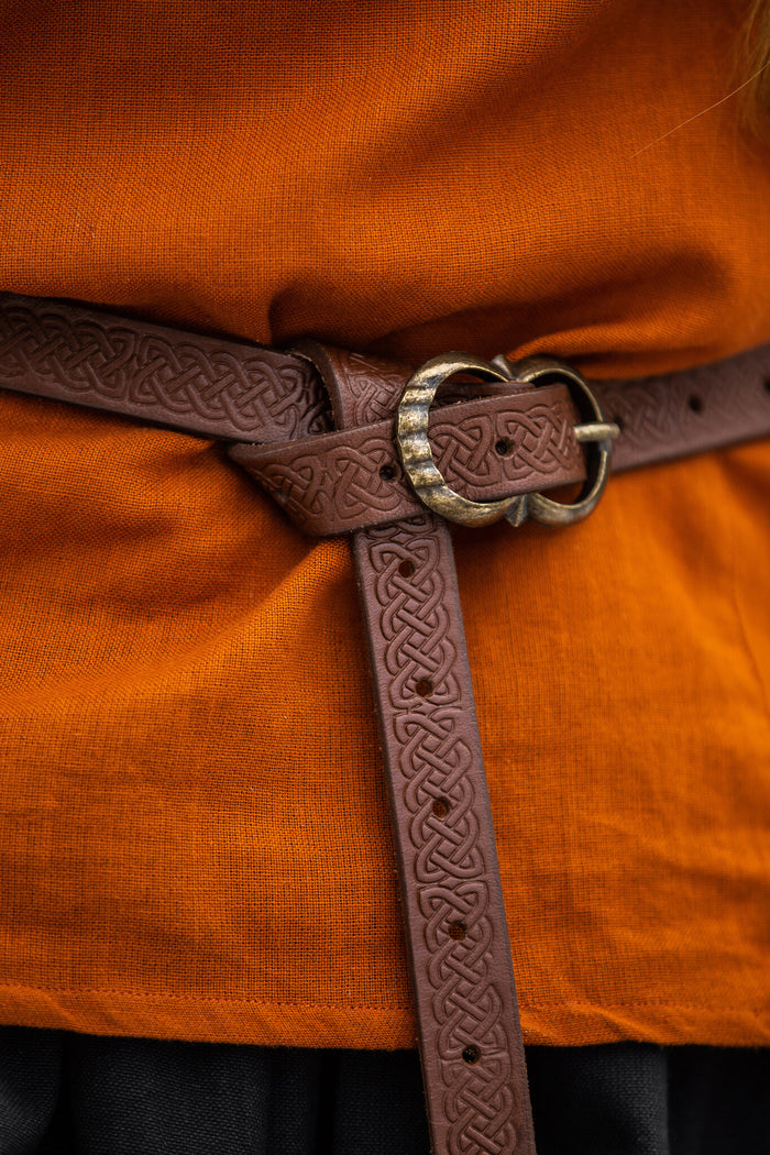 Medieval belt Fionn, light brown