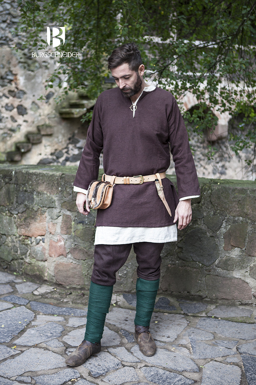 Viking tunic Erik, brown