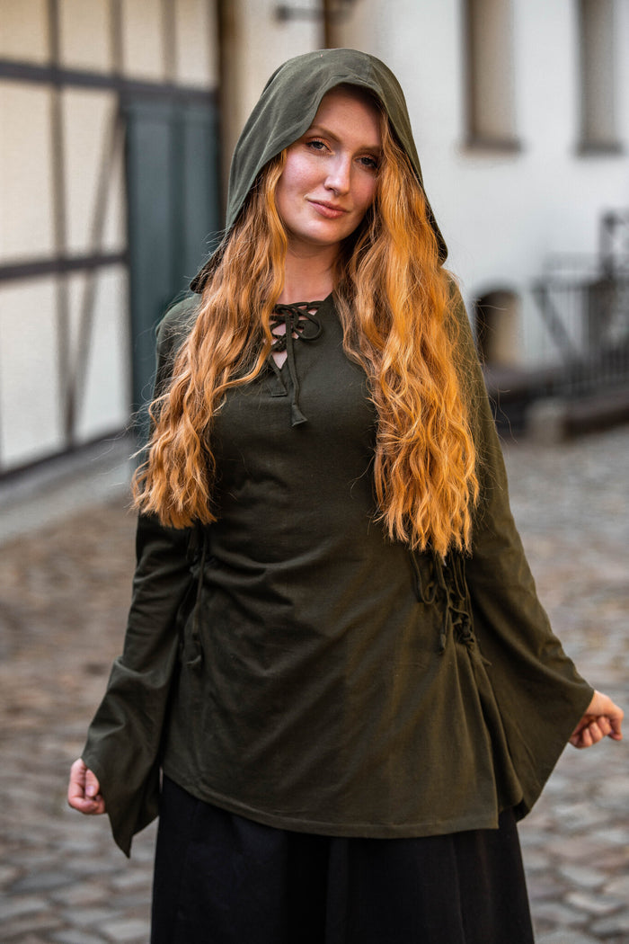 Ladies tunic Lea green