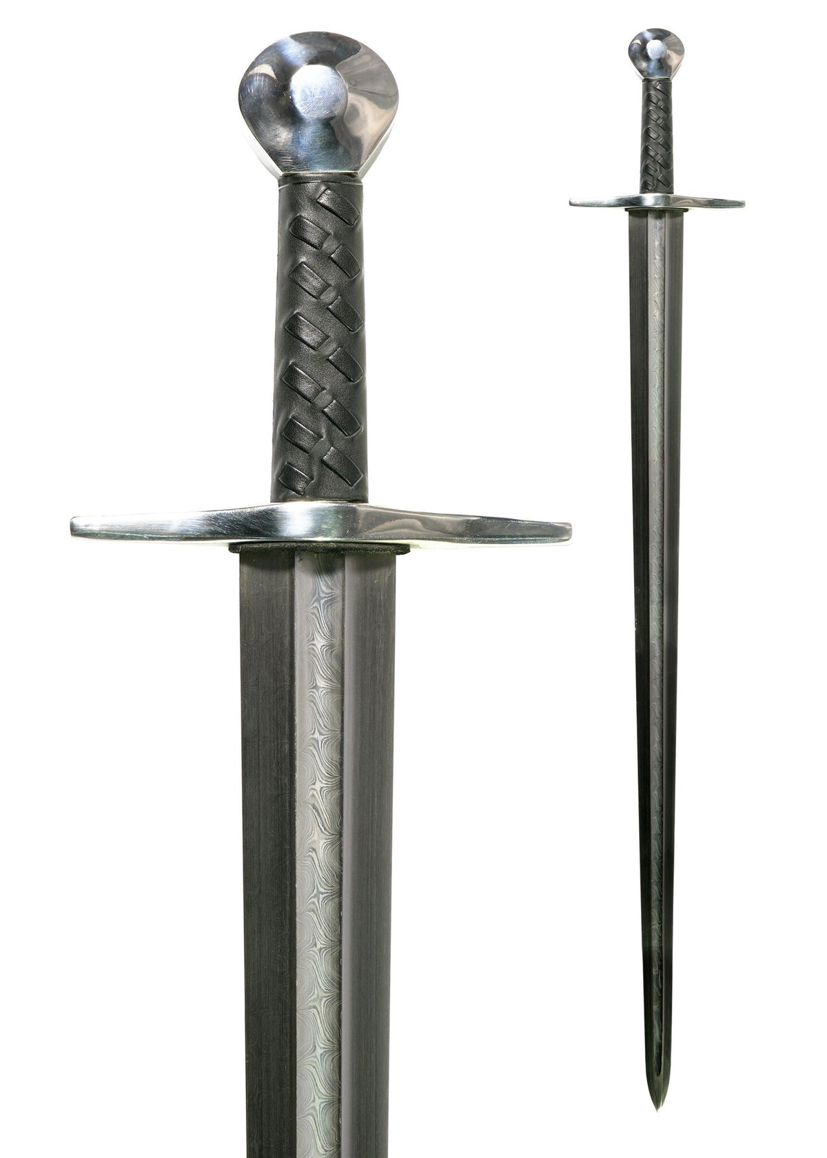 Sir William Marshall Sword with damascus steel blade, sharp