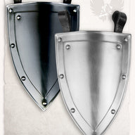 Tassets Balthasar, blackened, 1.2 mm