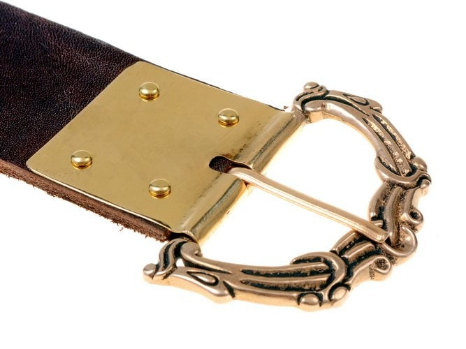 Belt plate 4 cm, bronze