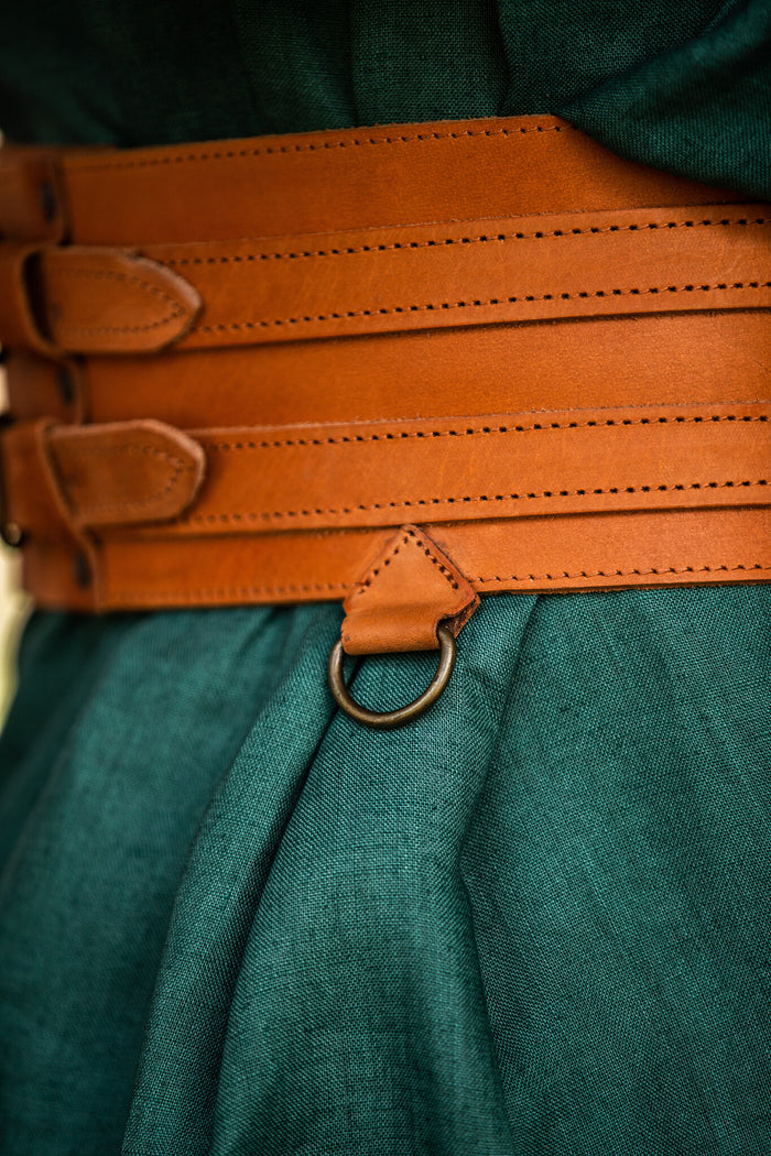 Viking belt Sif, brown