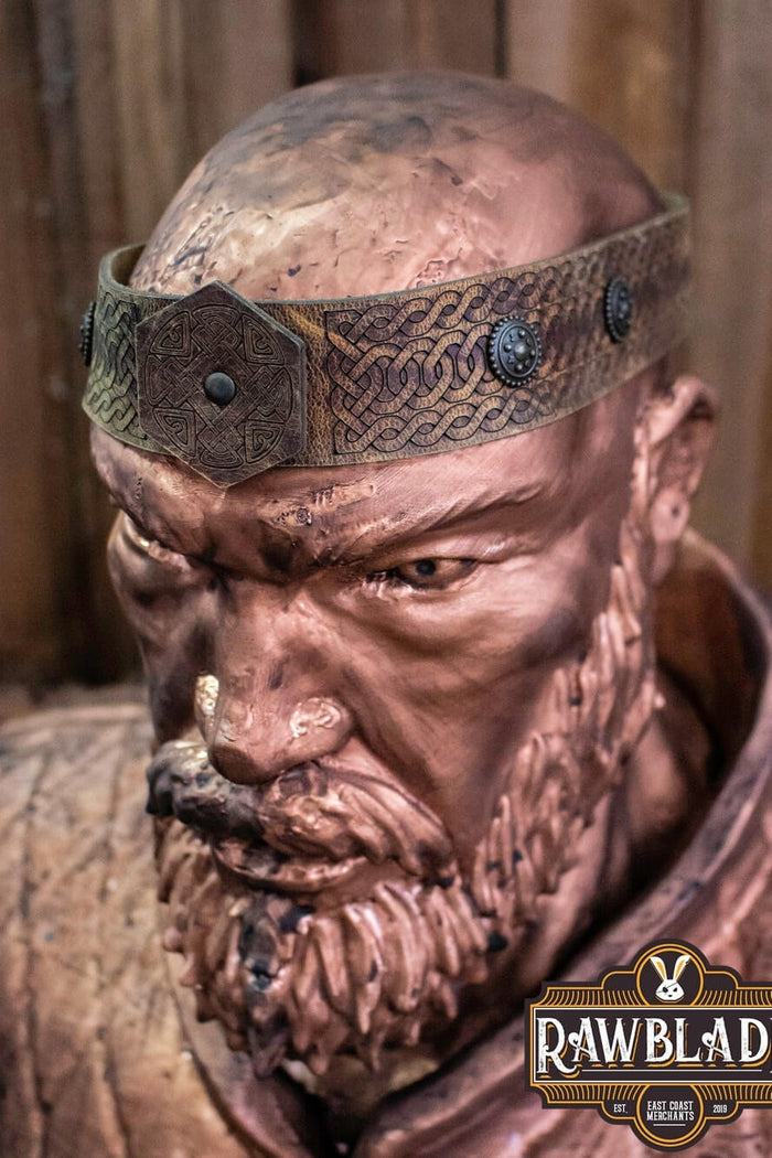 Runar Northern Headband - Aged leather