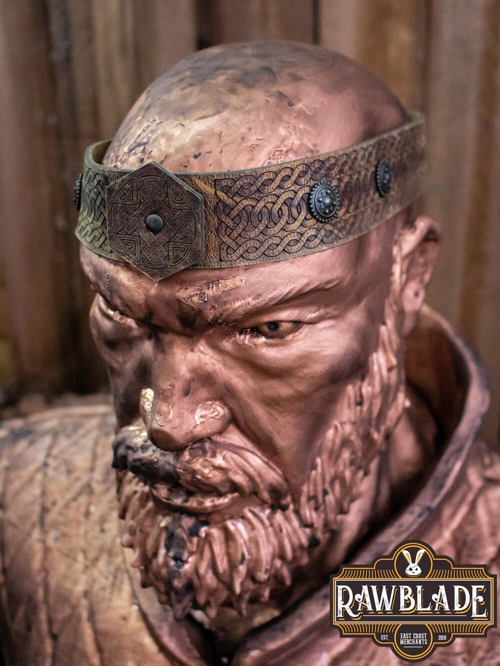 Runar Northern Headband - Aged leather