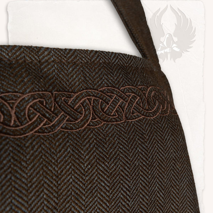 Hangeroc Alva, herringbone pattern, brown